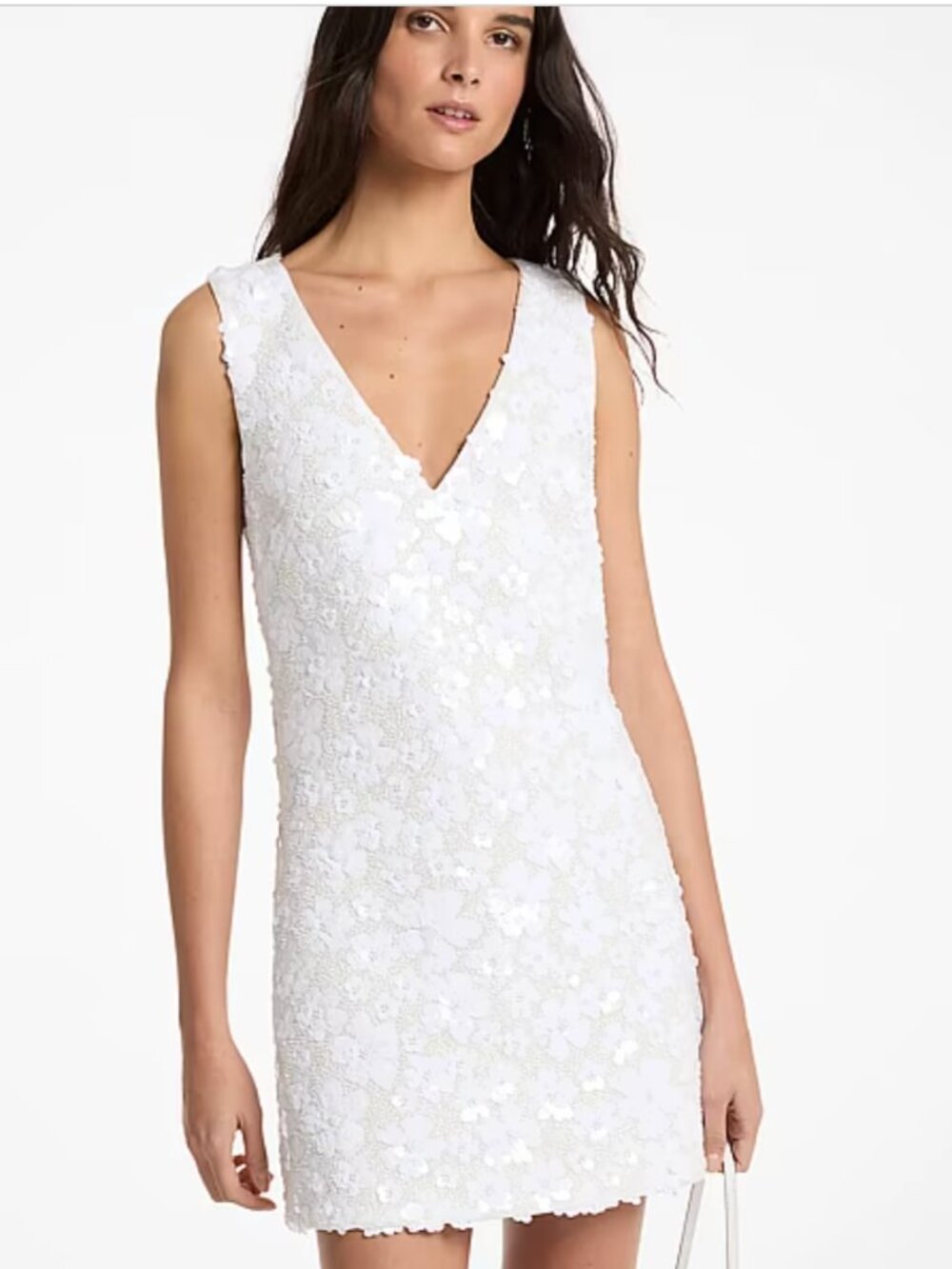 Michael Kors Floral Embellished Scuba Minidress